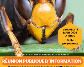 Affiche annoncant la réunion