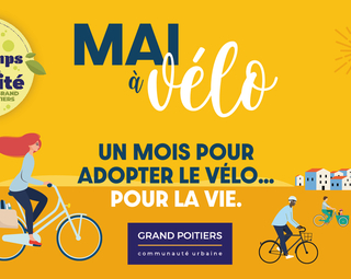 Visuel de Mai à vélo pour Grand Poitiers