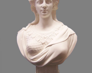 vue d'un buste de Marianne