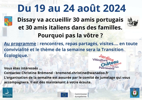 Rencontre du jumelage en 2024