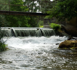 Vue de la rivière Le Clain, à Dissay