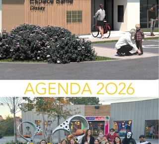 Vue de la couverture de l'agenda 2026
