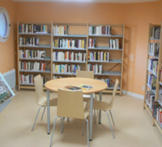 Vue intérieure de la Médiathèque