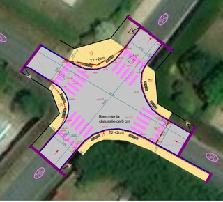 Esquisse du projet d'aménagement