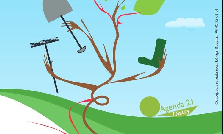 Dessin d'un arbre dont les branches tiennent des outils