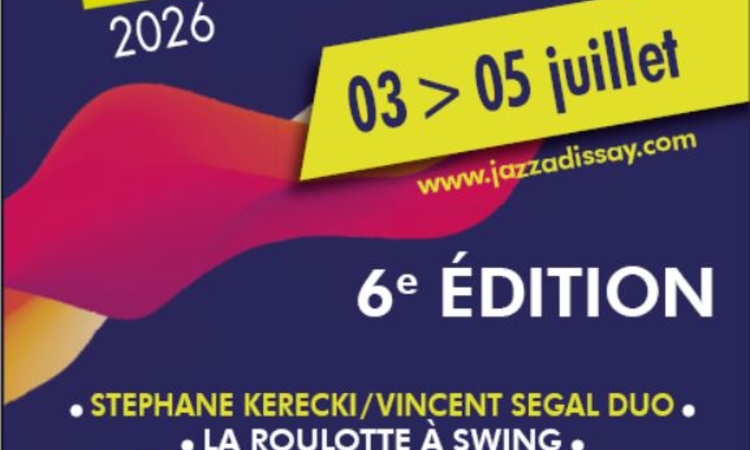 Affiche du festival Jazz à Dissay