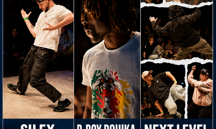 affiche montrant des danseurs de hip hop et expliquant le déroulement de la journée
