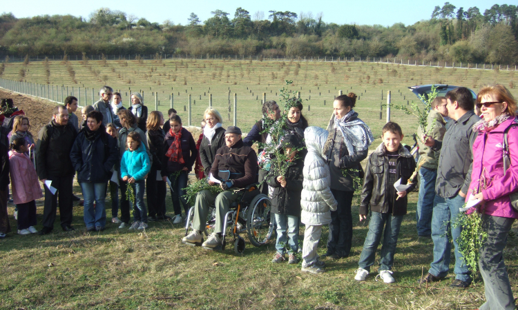 Photo de la marche des Rameaux