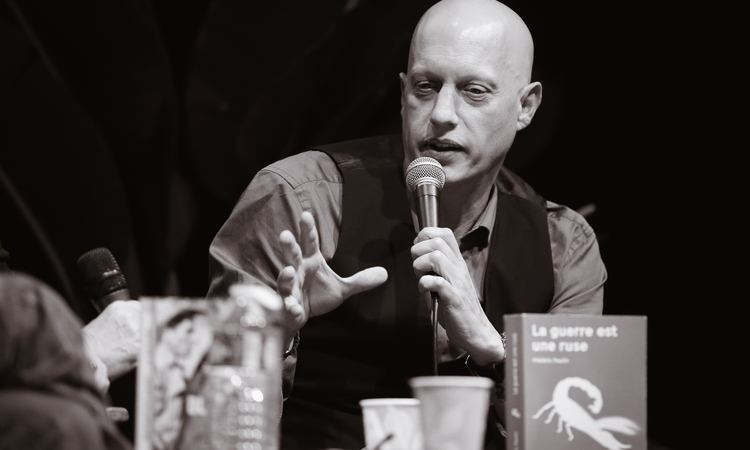 Vue de Frédéric Paulin lors d'une conférence