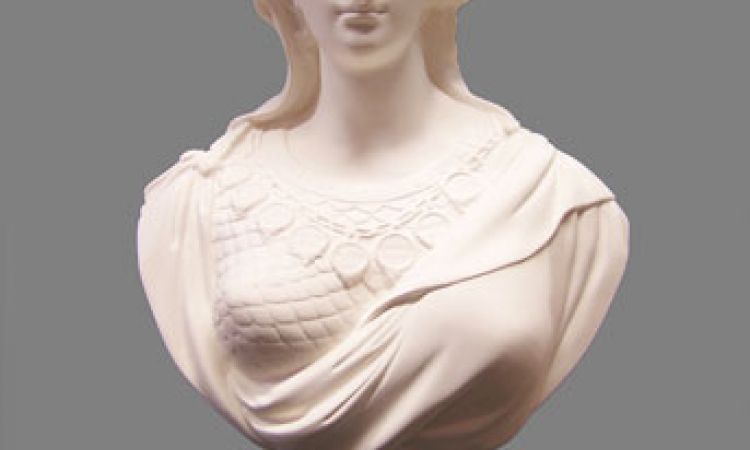 vue d'un buste de Marianne