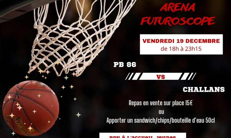 Panier de basket et ballon