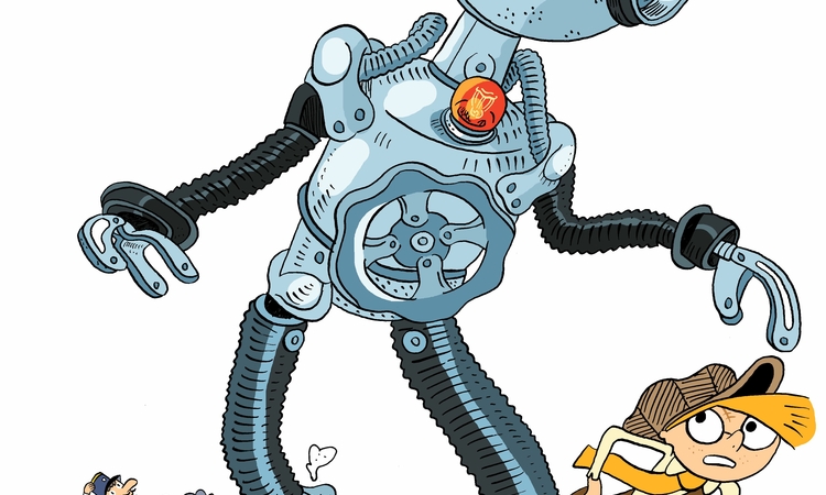 Dessin d'un automate par Laurent Audoin