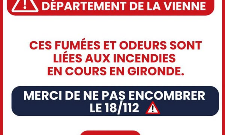 Annonce du SDIS86