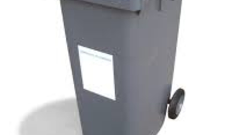 Bac des ordures ménagères