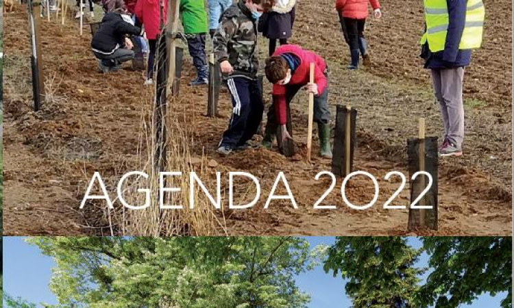 Couverture de l'agenda 2022 de Dissay