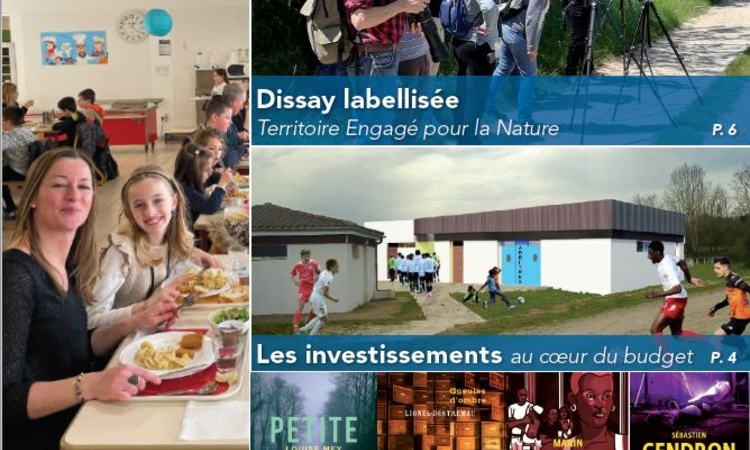 Couverture du bulletin municipal de Dissay (Dissay les Échos) du deuxième semestre 2023