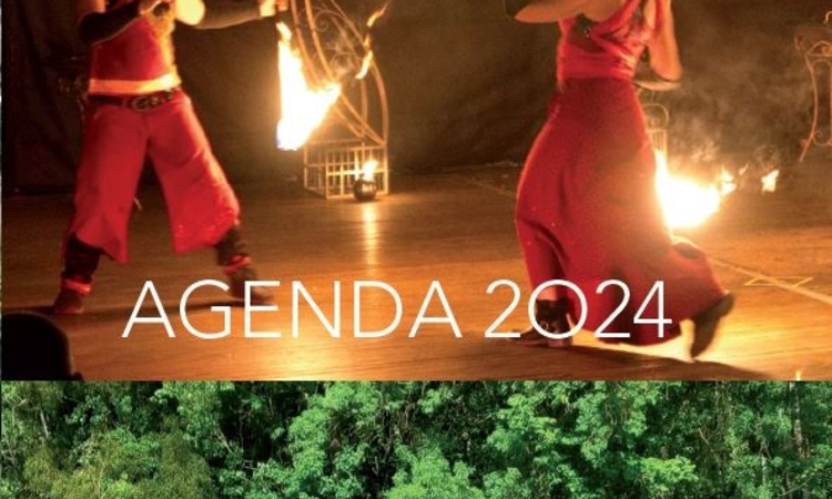 Page de couverture de l'agenda municipal de Dissay 2024