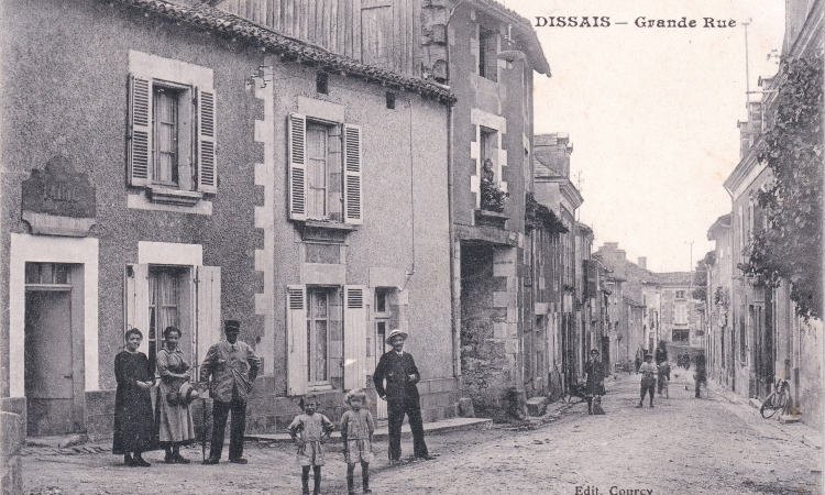 Carte postale ancienne de Dissay